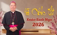 Tổng Giáo phận Hà Nội: Lời chúc Tết xuân Bính Ngọ 2026 của Đức Tổng Giám mục Giuse Vũ Văn Thiên