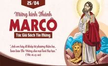 Thứ Bảy 25/04/2026 – Thứ Bảy tuần 3 Phục Sinh – THÁNH MÁCCÔ, TÁC GIẢ SÁCH TIN MỪNG - Lễ kính