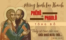 Thứ Hai 29/06/2026 – THÁNH PHÊRÔ VÀ THÁNH PHAOLÔ, TÔNG ĐỒ - Lễ Trọng