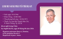 Hiệp Thông: Linh mục Giuse Phan Tấn Thành, O.P