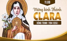 Thứ Ba 11/08/2026 – Thứ Ba tuần 19 thường niên – Thánh Clara, trinh nữ - Lễ nhớ