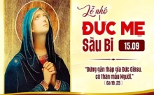 Thứ Ba 15/09/2026 – Đức Mẹ sầu bi - Lễ nhớ