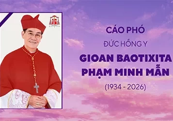 Đức Hồng y Gioan Baotixita Phạm Minh Mẫn đ&atilde; về nh&agrave; Cha