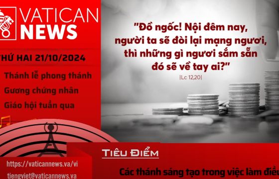 Radio thứ Hai 21/10/2024