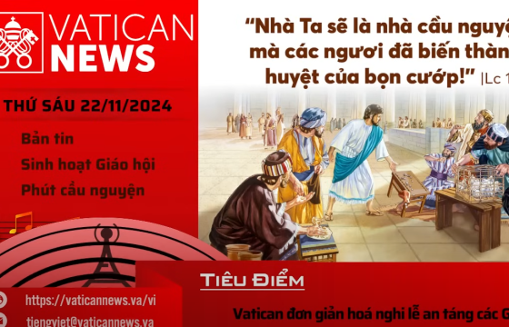 Radio thứ Sáu 22/11/2024