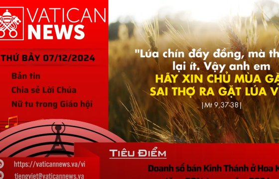 Radio thứ Bảy 07/12/2024