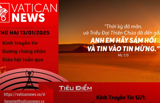 Radio thứ Hai 13/01/2025