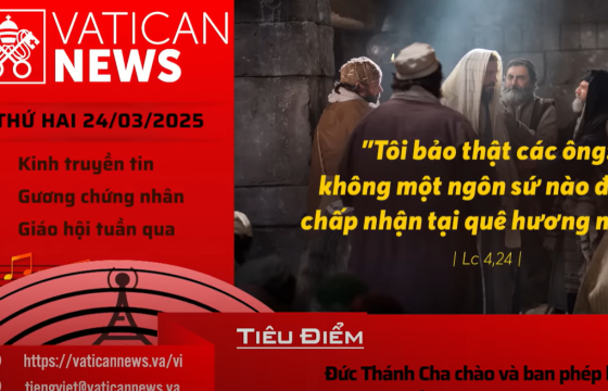 Radio thứ Hai 24/03/2025