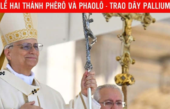 Truyền hình trực tiếp Thánh Lễ hai thánh Phêrô và Phaolô - trao dây Pallium (Chúa Nhật 29/6)