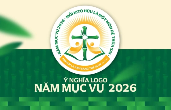 Logo năm Mục vụ 2026: Mỗi Kitô hữu là một môn đệ thừa sai: “Anh em là ánh sáng thế gian