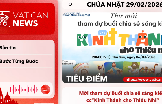 Radio Chúa nhật 29/02/2026