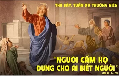 Thứ bảy 20/07/2024 – Thứ Bảy tuần 15 thường niên