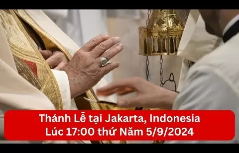 Truyền hình trực tiếp Thánh Lễ của Đức Thánh Cha tại Indonesia