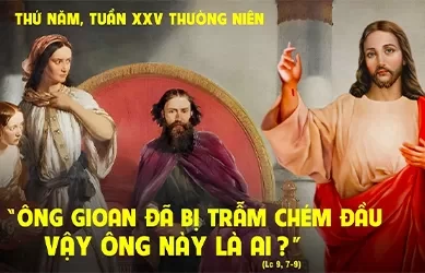 Thứ năm 26/09/2024 – Thứ Năm tuần 25 thường niên