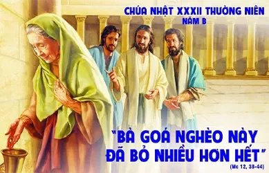 Chúa Nhật 10/11/2024 – CHÚA NHẬT 32 THƯỜNG NIÊN năm B
