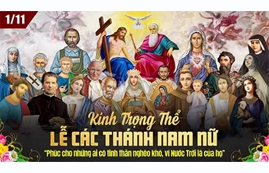 Thứ sáu 01/11/2024 – Thứ Sáu tuần 30 thường niên – CÁC THÁNH NAM NỮ - Lễ trọng