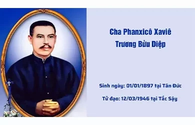 Cha Phanxicô Xaviê Trương Bửu Diệp sẽ được phong chân phước