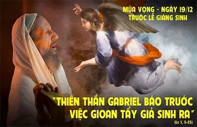 Thứ năm 19/12/2024 – Thứ Năm tuần 3 mùa vọng