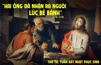Thứ tư 23/04/2025 – Thứ Tư tuần BÁT NHẬT PHỤC SINH