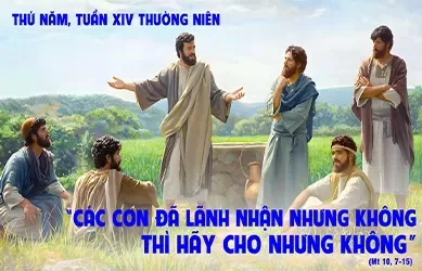 Thứ Năm 10/07/2025 – Thứ Năm tuần 14 thường niên