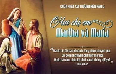 Chúa Nhật 20/07/2025 – CHÚA NHẬT 16 THƯỜNG NIÊN năm C