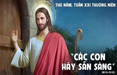 Thứ Năm 28/08/2025 – Thứ Năm tuần 21 thường niên – THÁNH AUGUSTINÔ - Giám mục, Tiến sĩ Hội Thánh - Lễ nhớ