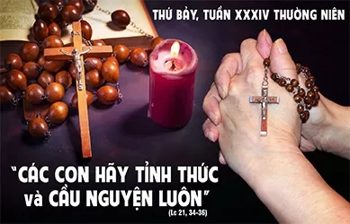 Thứ Bảy 29/11/2025 – Thứ Bảy tuần 34 thường niên