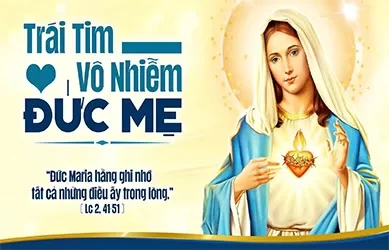 Thứ Bảy 13/06/2026 &ndash; Tr&aacute;i Tim V&ocirc; Nhiễm Đức Mẹ - Lễ nhớ