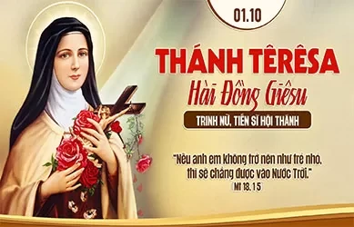 Thứ Năm 01/10/2026 &ndash; Thứ Năm đầu th&aacute;ng tuần 26 thường ni&ecirc;n &ndash; Th&aacute;nh T&Ecirc;R&Ecirc;SA H&Agrave;I ĐỒNG GI&Ecirc;SU, trinh nữ, tiến sĩ Hội Th&aacute;nh - Lễ k&iacute;nh